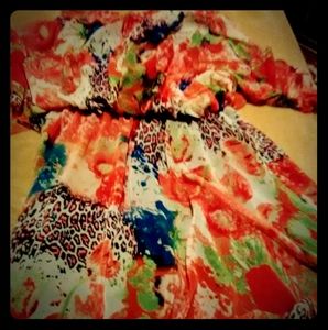 Vintage Scalloped Dress